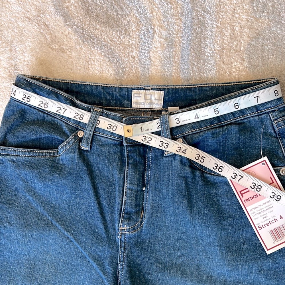 Blue Boot Cut Jeans - Picture 4 of 12